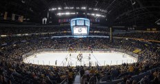 Luminaire manufacturer Eaton’s Ephesus Lighting business retrofitted the Bridgestone Arena, in Nashville, Tenn., with LED fixtures in 2015.