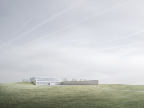 First construction stage with forecourt, chamber&nbsp;music hall and event hall
