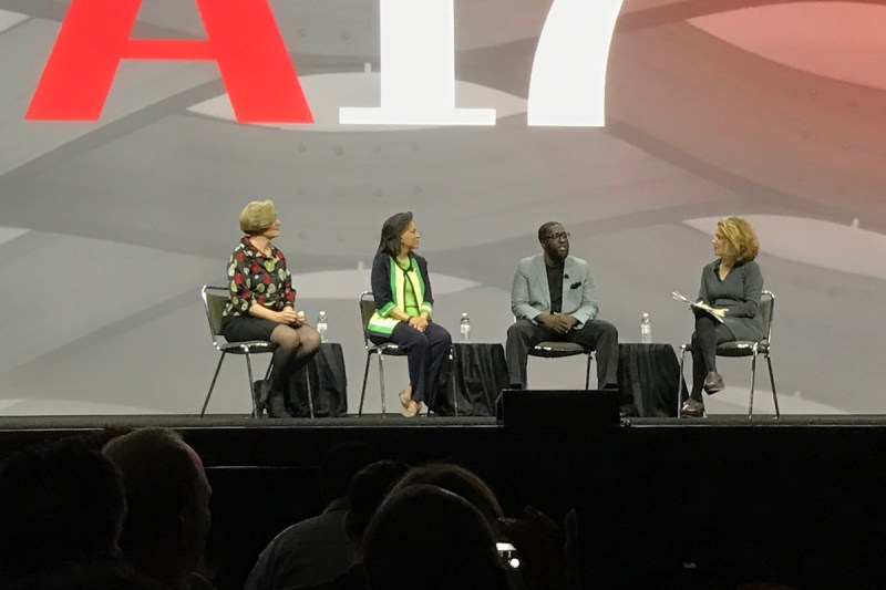 From left: Nóra Demeter, Cheryl McAfee, Michael Ford, and Frances Anderton