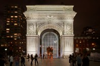 Ai Weiwei "Arch," 2017 Galvanized mild steel and mirror polished stainless steel Courtesy Ai Weiwei Studio/Frahm & Frahm