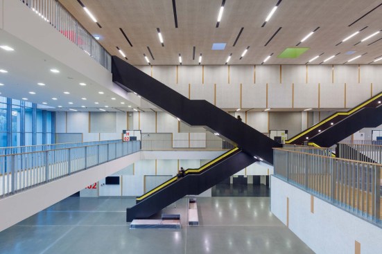 2016_12_06, DEU, Aachen, RWTH, C.A.R.L. lecture hall center, architect: schmidt hammer lassen architects, shl, Copenhagen, photographer: Michael Rasche, www.michaelrasche.com, terms of use: shl can use the pictures for their website,  architecture magazines, brochures, books,the name of the photographer will be named at the article, no transfer to third party for commercial use ( manufacturers, construction companies )