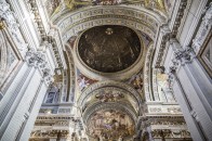 Interior of the Sant'Ignazio Church in Rome