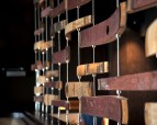 eA designed wine-stave wall