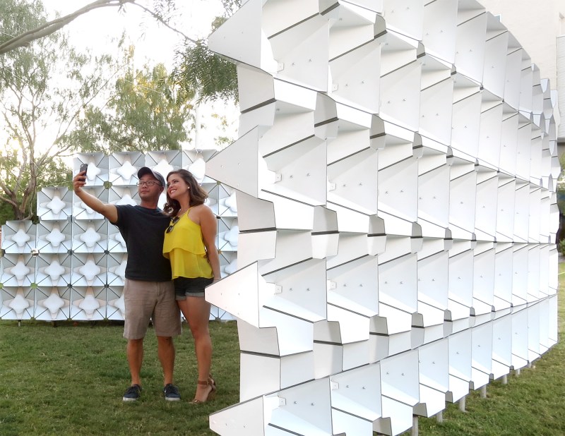 Selfie Wall (A Public Sphere for Private Data)