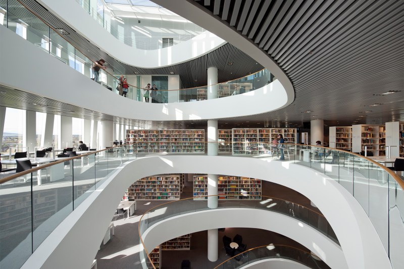 University of Aberdeen Library by Schmidt Hammer Lassen Architects
