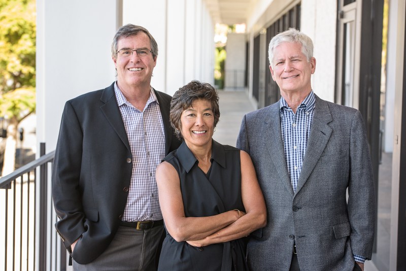 Daniel Stewart, Janene Christopher, and James Robbins (from left to right)