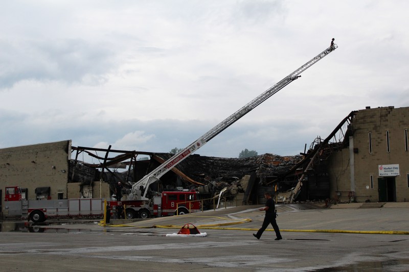 A 2016 fire destroyed Dick Cold Storage in Columbus, Ohio. The building was not equipped with smoke vents, which prevented firefighters from aggressively tackling the blaze.
