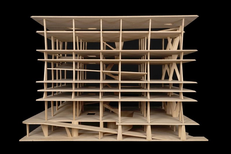 Herzog & de Meuron1111 Lincoln Road, Miami Beach, Fl. (2005–08). Exhibition model, scale 1:90. The Museum of Modern Art, New York. Gift of the Jacques Herzog and Pierre de Meuron Kabinett