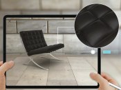 Morpholio's AR display of Ludwig Mies van der Rohe’s Barcelona chair.