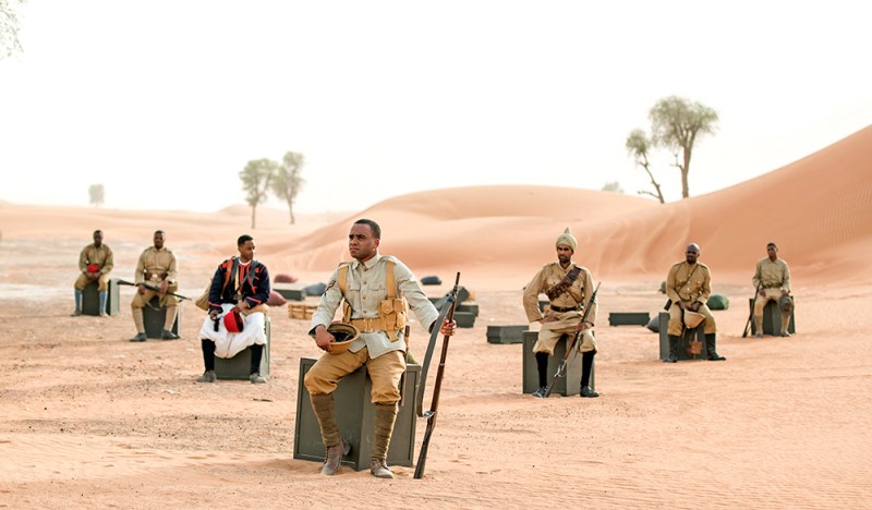 "Mimesis: Seven Ambiguities of Colonial Disenchantment" by John Akomfrah. 2018. Three channel HD colour video installation, 7.1 sound. 73 minutes. Smoking Dogs Films.