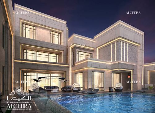 Modern palace exterior design