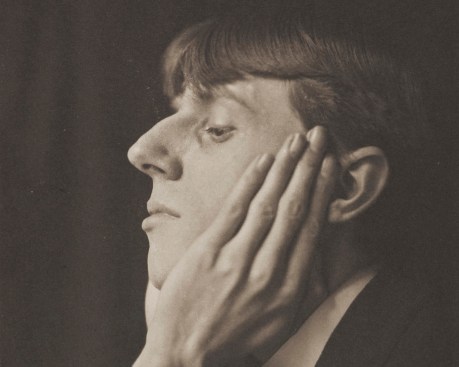 Detail of a portrait of Aubrey Beardsley by photographer Frederick Evans, circa 1894. Evans helped Beardsley get his first commission, to illustrate a new edition of Thomas Malory’s “Le Morte d'Arthur.”