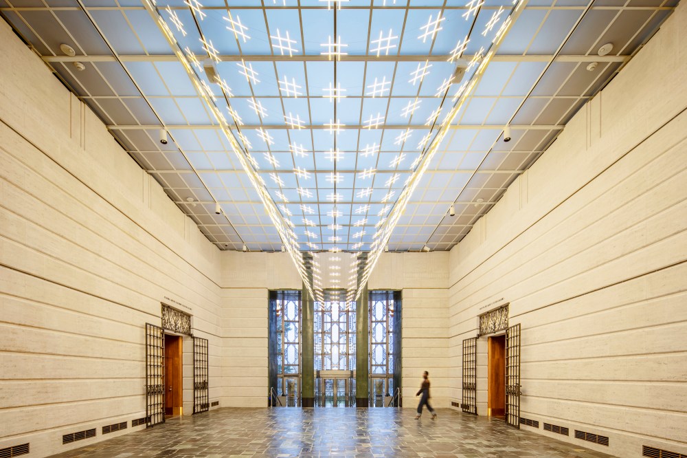 View from west: "Gather" in the newly renovated Seattle Asian Art Museum