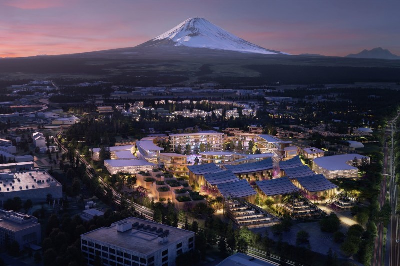 Rendering of Woven City by BIG