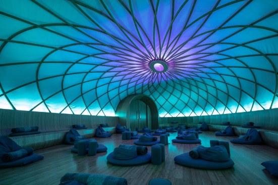 Inside the mediation dome 