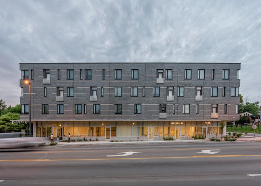 Most units have Juliet balconies to encourage connectivity between residents and Independence Avenue.