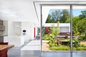 View of living areas and central courtyard
