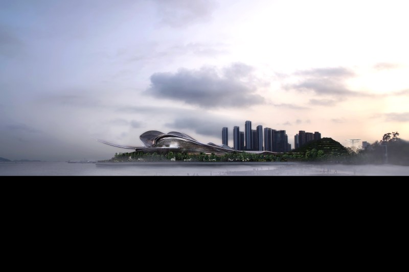 East façade of Jean Nouvel's winning design