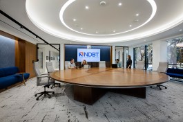 C-suite conference room