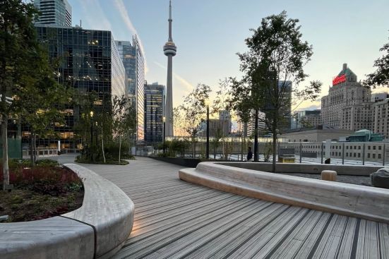 CIBC Square featuring Kebony wood, Photo by Julian Rabideau