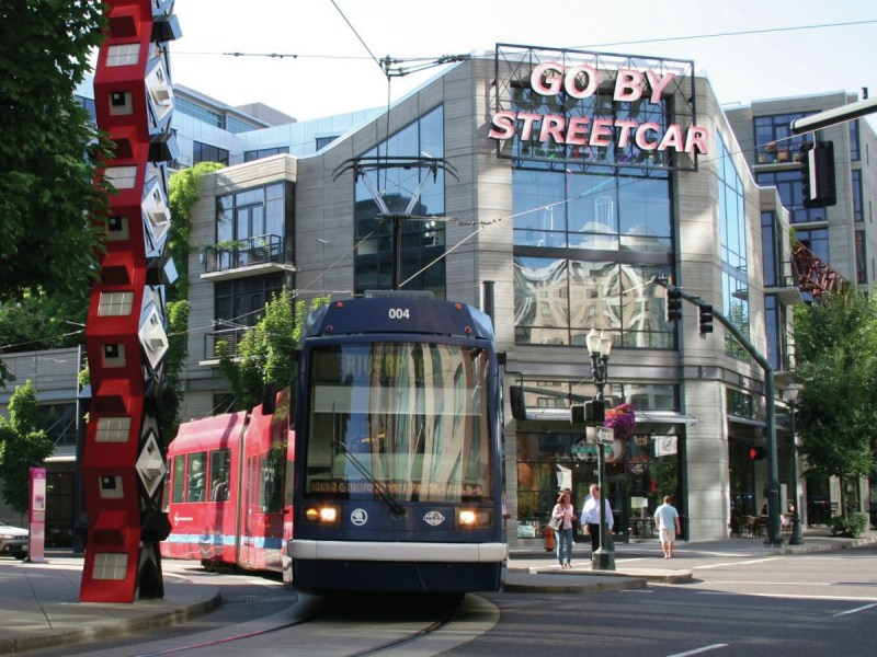 Go by Streetcar.