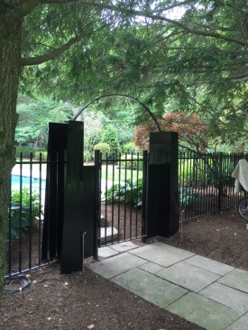 gateway from the house
