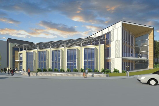 Rendering of view from Connecticut Avenue. (Oct. 2015)