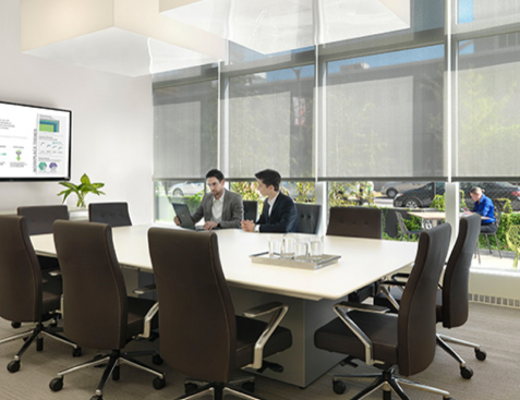 1st floor meeting room at 
700 Market Street - designed by Arcturis
