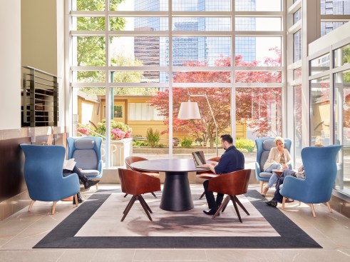 Key Center Lobby by SkB Architects