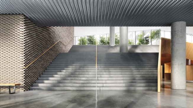 Lobby staircase&nbsp;(Nov. 2015)