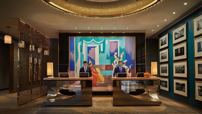 Hotel reception