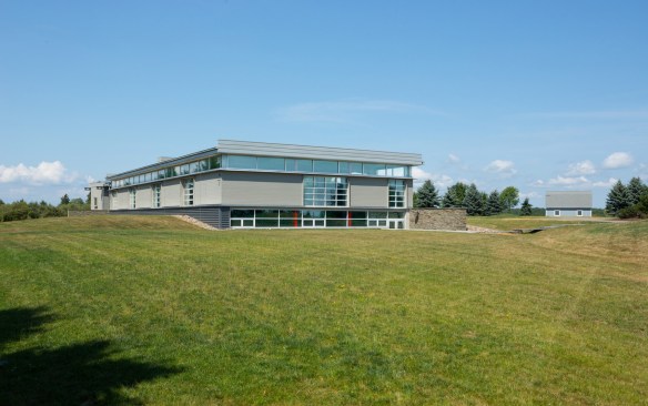 exterior, east facade