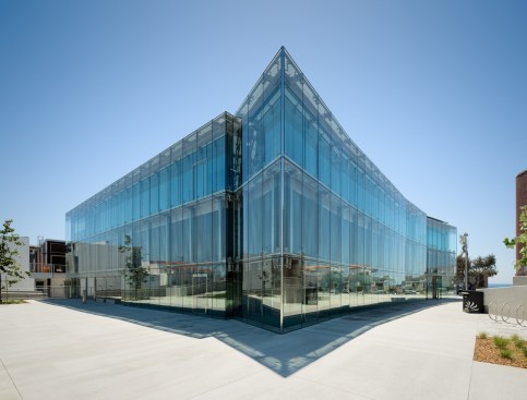 Northeast corner and main library entrance
