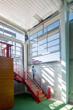 interior, tennis court mezzanine