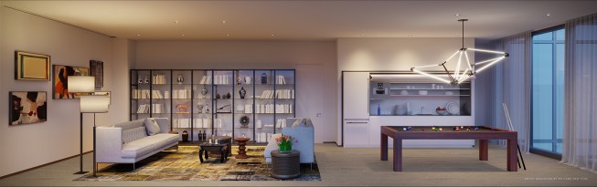 Second floor lounge