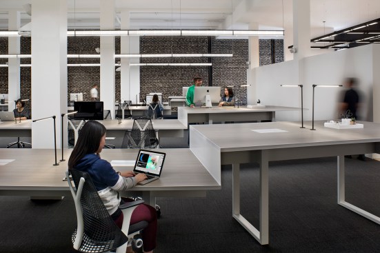 First floor desks