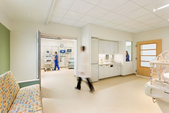 Communication is key to the safe care in this neonatal critical care setting at East Tennessee Children’s Hospital. 