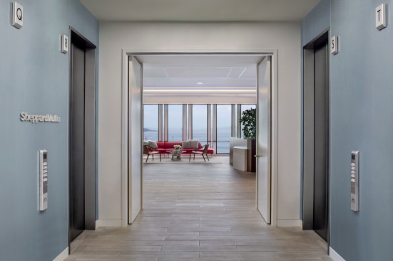 Elevator lobby