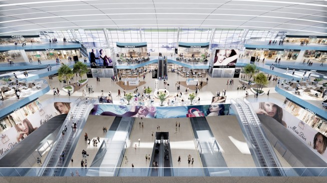 Shenzhen Airport Satellite Concourse, China, by Aedas