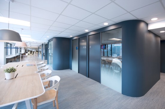 Each individual part of the vessel is equipped with their own privacy control such as misty gradient glass partitions or curtains 