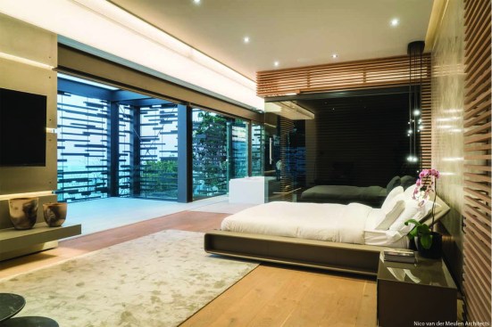 Main bedroom looking out onto private balcony