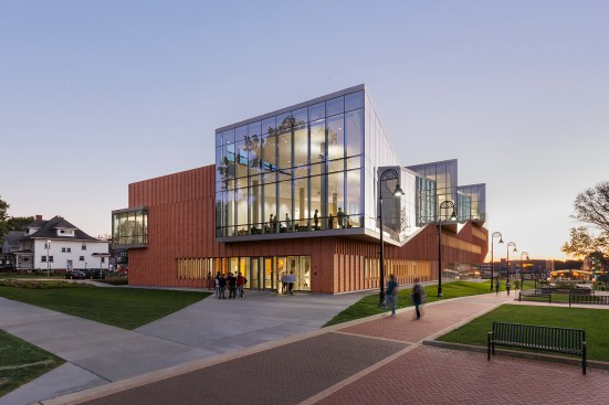 Exterior at dusk