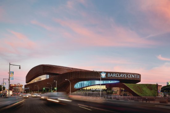 Barclays Center at Atlantic Yards, designed by SHoP Architects.