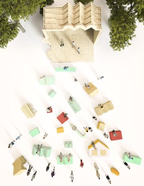 Design With Company's Winning Concept for the Ragdale Ring Pavilion Competition