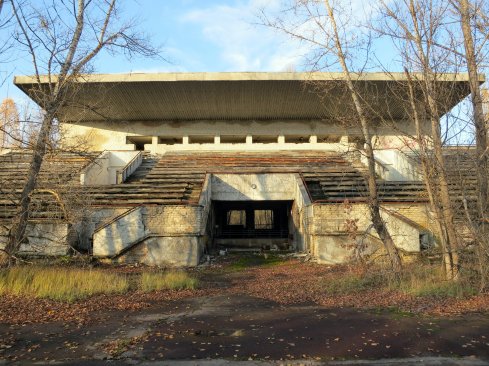 Inside Chernobyl.