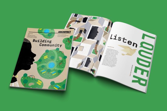 "Building Community" won a Neal award for best cover art direction.