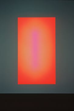 Tall Glass, created jointly by light artist James Turrell&nbsp;and Zumtobel.&nbsp;  The advanced LED technology integrated allows hitherto unknown creative freedom in terms of color programming.&nbsp;  Oct. 24, 2009 - Apr. 5, 2010&nbsp;  The Wolfsburg Art Museum, Wolfsburg, Germany