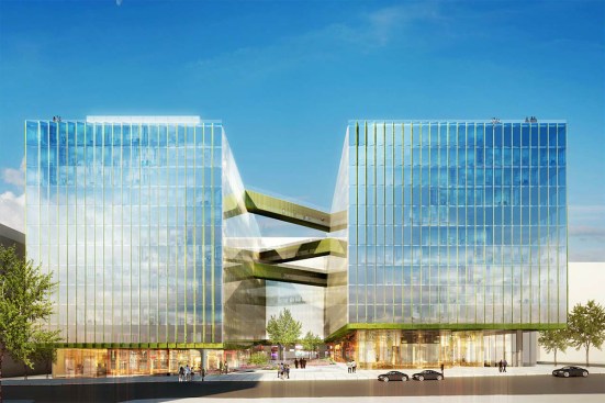 Rendering from L Street (July 2015).
