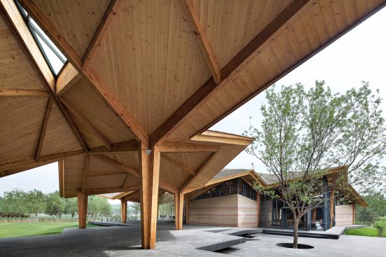Trace Architecture Office: Hua Li for Beijing Meijingtiancheng Investment Co., Ltd.; Forest Building exterior, 2015.