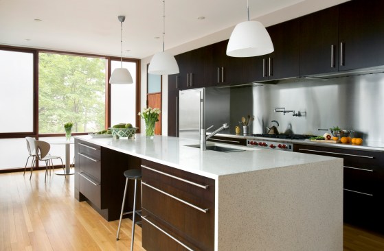 Kitchen view in summer